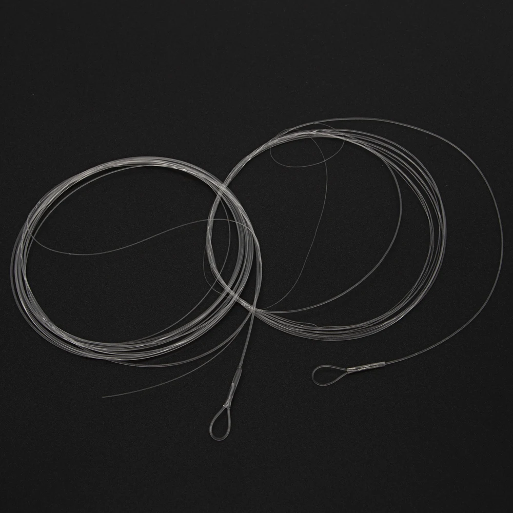 Рыболовная леска 5 шт. коническая с петлей нейлоновая для ловли нахлыстом карпа