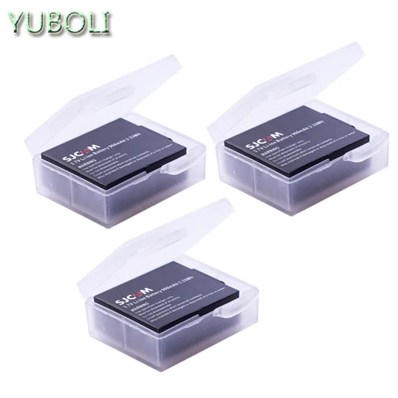 3,7 v 900mAh батарея SJ4000 Батарея SJ5000 SJ6000, Wi-Fi+ ЖК-дисплей 3 лота usb зарядное устройство для спортивной экшн-камеры SJCAM sj 4000 5000 6000 7000 8000 sj9000 M10