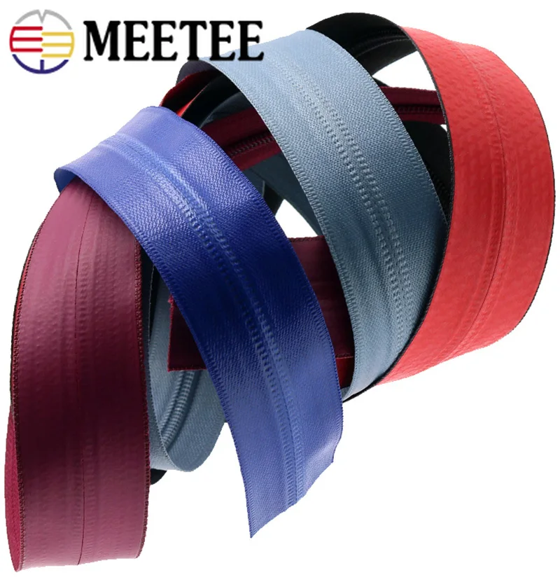 Meetee 2 метра 3 #5 # нейлоновая катушка водонепроницаемая молния с цветным кодом