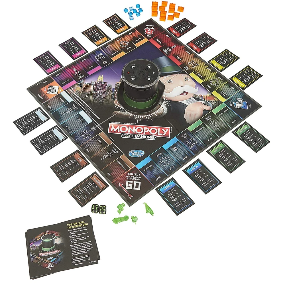 Настольная игра Монополия Голосовое Управление E4816121 MONOPOLY | Игрушки и хобби