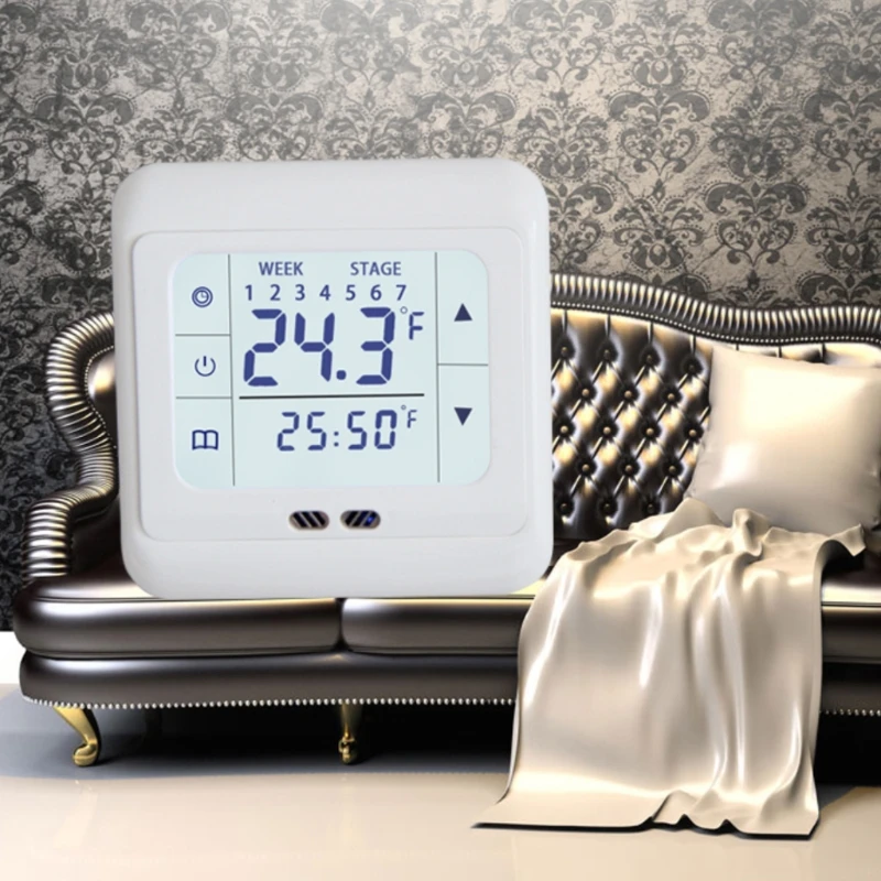 

Warm Floor Heating Temperature Controller Auto Control AC 230V 16A Digital Room Thermostat Home Thermoregulator