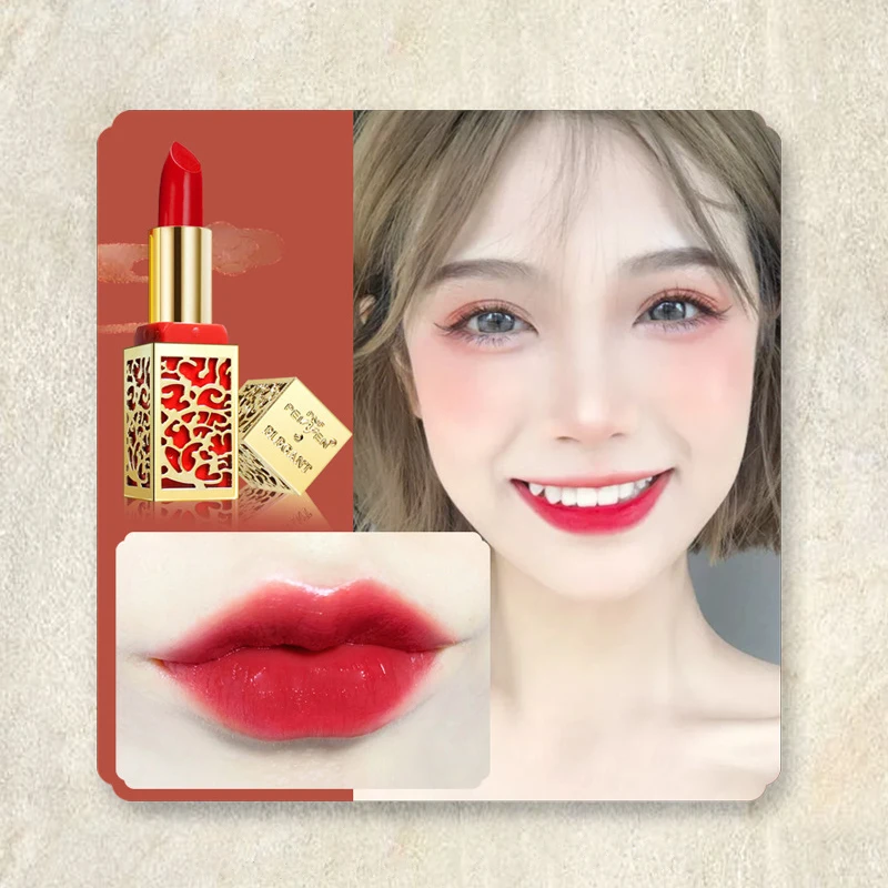 

PeinifenSoft туман матовая Увлажняющая помада натуральный классический Винтаж бархатная губная помада длительный пикантные отделкой в виде кра...