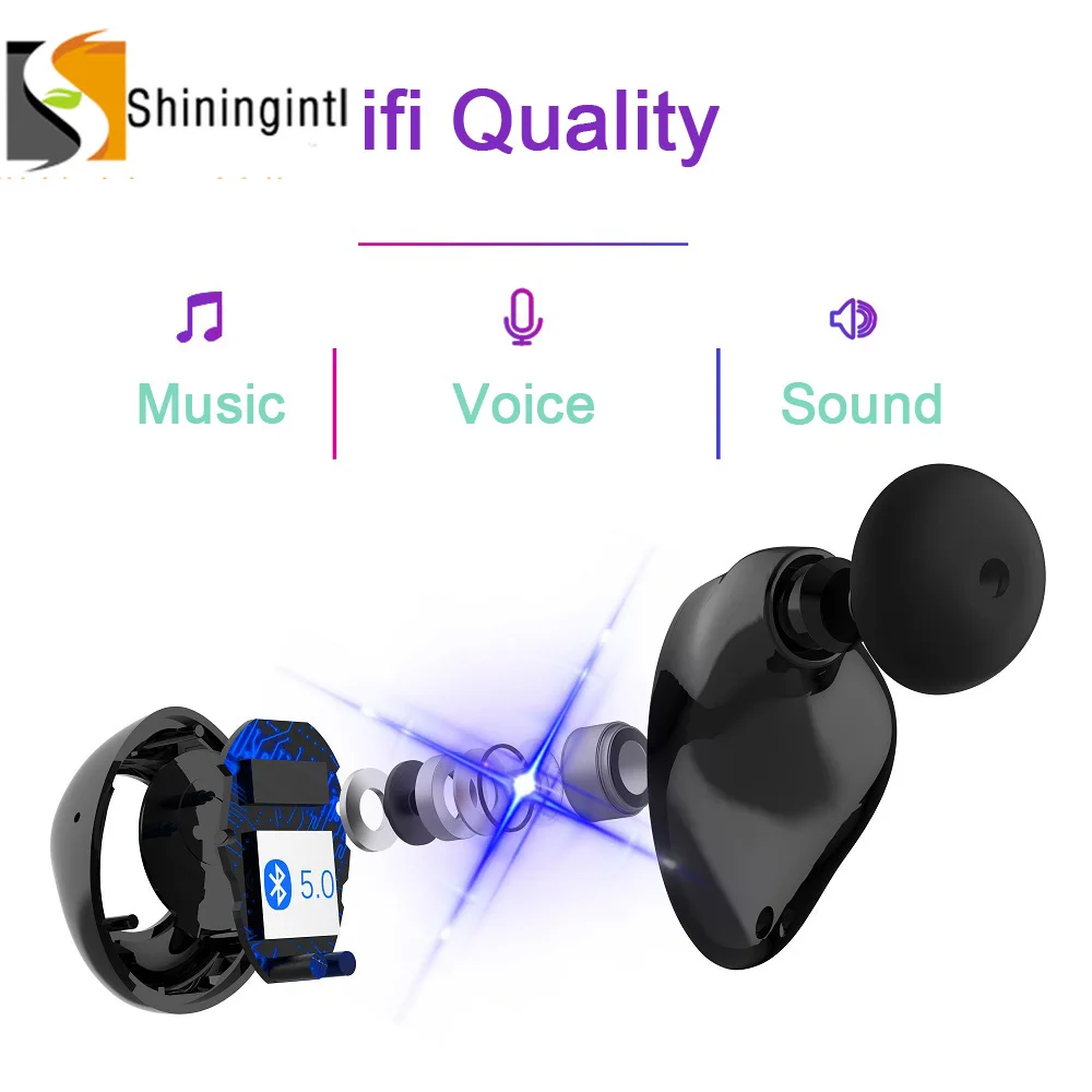 SmoBuds 900mah Hifi Bluetooth 5 0 TWS наушники двойной микрофон на батарейке Noice отмена Гладкий