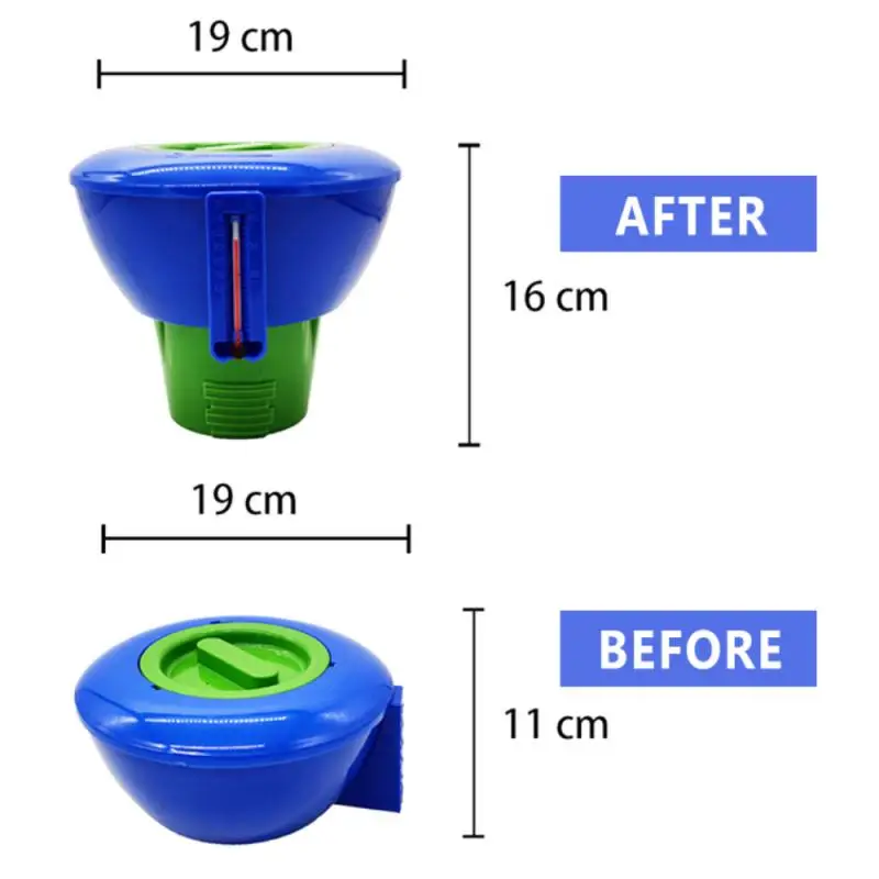 

Swimming Pool Chemical Floating Chlorobradikra Tablet Floating Dispenser Pool Prosthesis Applicator Spa Hot Water Bath Supplies