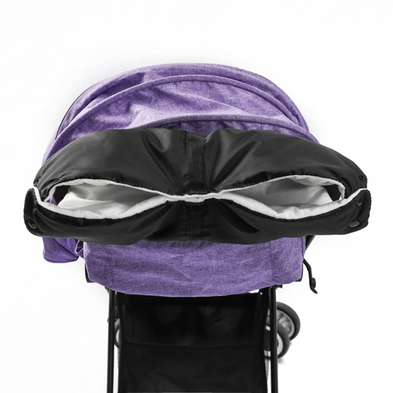 

Baby Stroller Autumn Winter Warm Thicken Cold-proof Gloves Pushchair Handle Windproof Gloves Infant Buggy Accessories
