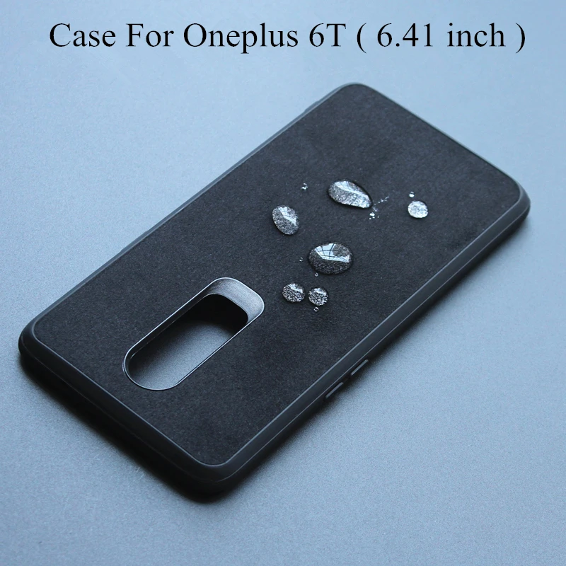 For Oneplus 6T Итальянский замшевый кожаный тканевый чехол для Oneplus 5 6 5T чехол s защитный чехол для телефона чехол для Oneplus 7 pro Fundas Capa - Цвет: For Oneplus 6T