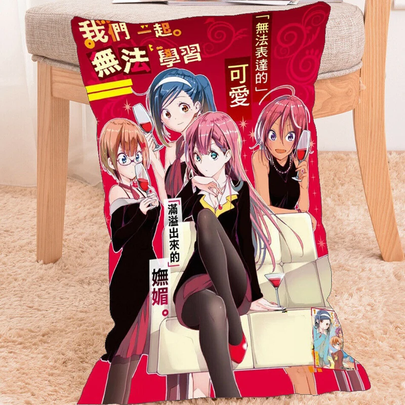 Чехол Bokutachi Wa Benkyou Ga Dekinai Furuhashi Fumino Подушка Dakimakura двусторонний украшение для