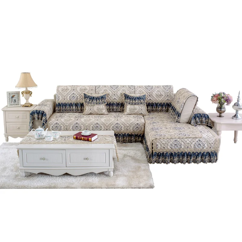 Роскошные комплекты роскошных диванов высокого качества чехлы для красные