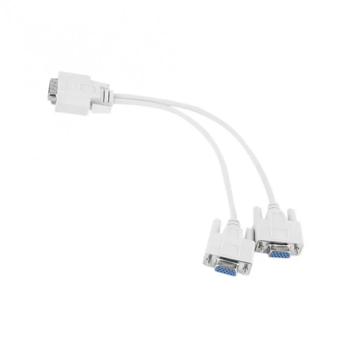 0 2 metros VGA sdga 1 Pza a MONITOR macho Dual hembra y кабель с адаптером 15 PIN| |