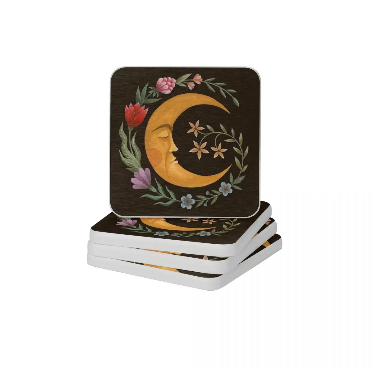 

Midsummer Moon диатомит, квадратная круглая подставка Не скользит Коврик для мыла и зубной щетки Оптовая продажа 10x10 см