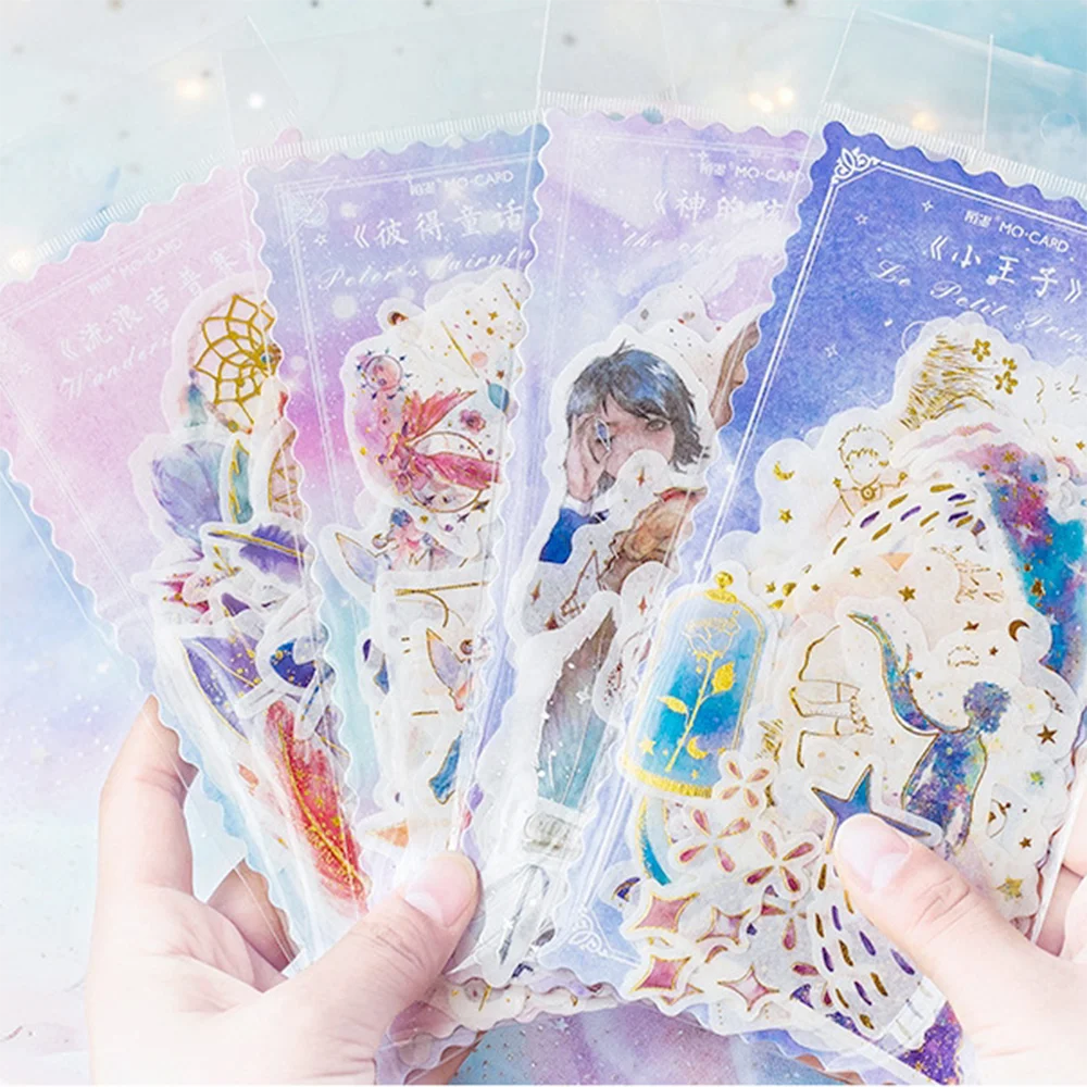 60 шт цветок золочение наклейки из бумаги васи милые канцелярские принадлежности