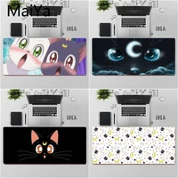 maiya japanese cute anime moon cat durable rubber mouse mat pad free shipping large mouse pad keyboards mat
