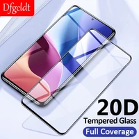 20d curved full cover tempered glass for xiaomi poco m3 x3 pro screen protector for redmi note 7 8 9 9s 9t 10 11 pro max k40 pro