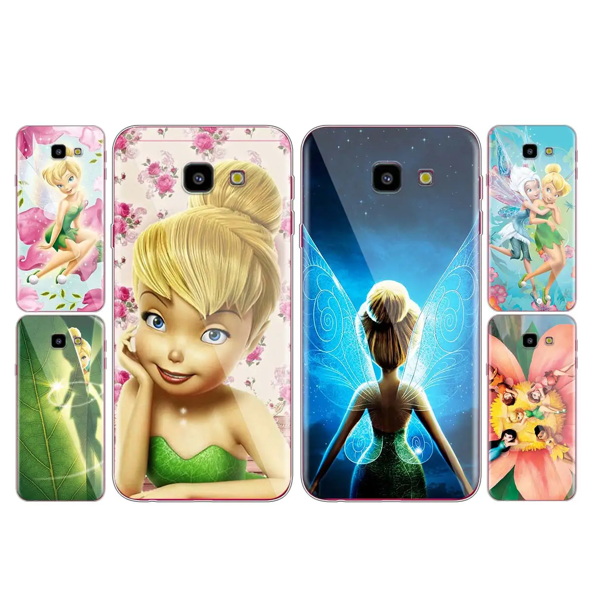 

Disney Tinkerbell princess for Samsung Galaxy J2 J3 J4 Core J5 J6 J7 J8 Prime duo Plus 2018 2017 Soft Transparent Phone Cover