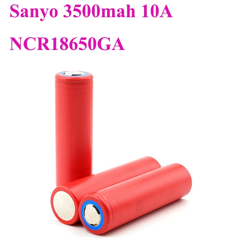 NCR18650GA 3,7 V 10A 3500MAH перезаряжаемый литий-ионный 18650 Аккумулятор для Ecig SANYO 18650 Cell
