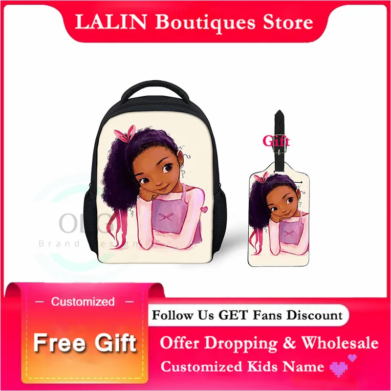 Школьный портфель LANLIN для начальной школы милый детский рюкзак с принтом