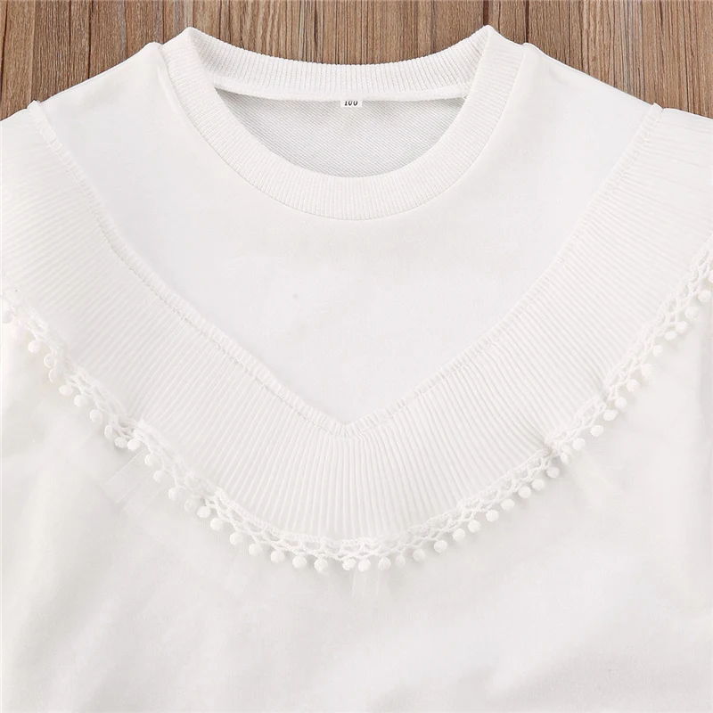 Модный От 1 до 5 лет осенний пляжный костюм для маленьких девочек комплект одежды