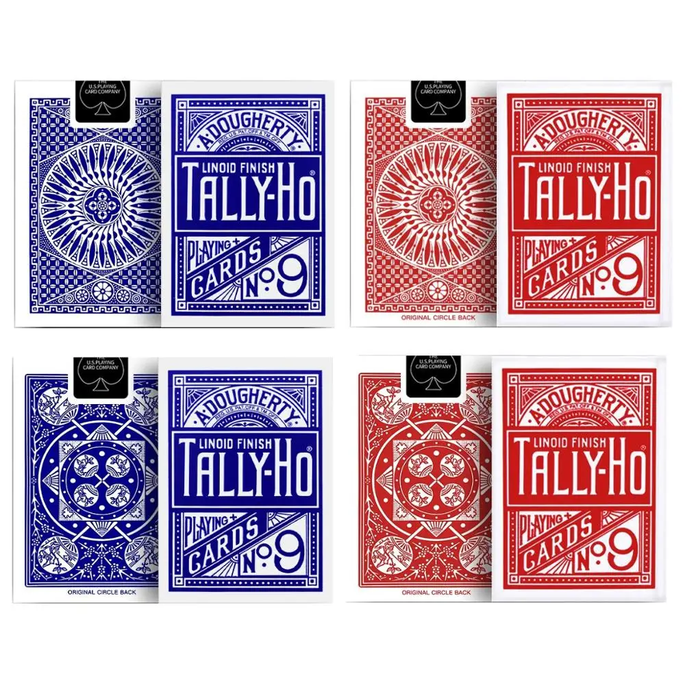 Велосипед Райдер обратно стандартный индекс игральные карты Tally Ho Deck USPCC США