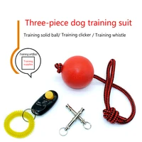 dog pet training device suitclicker and dog whistle setpet supplies suitable for relieving boring teeth grinding and training