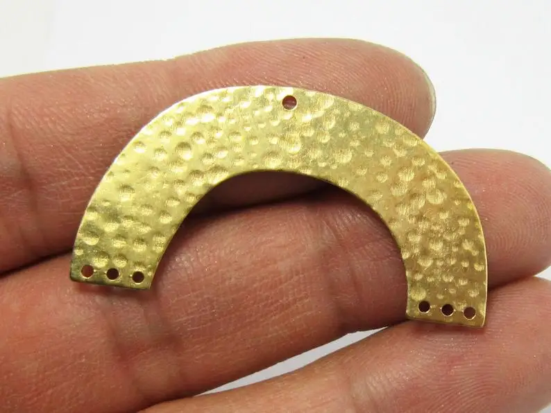 

20pcs Brass charms 43x23x0.6mm Raw brass U Shaped earrings findings pendant -R744