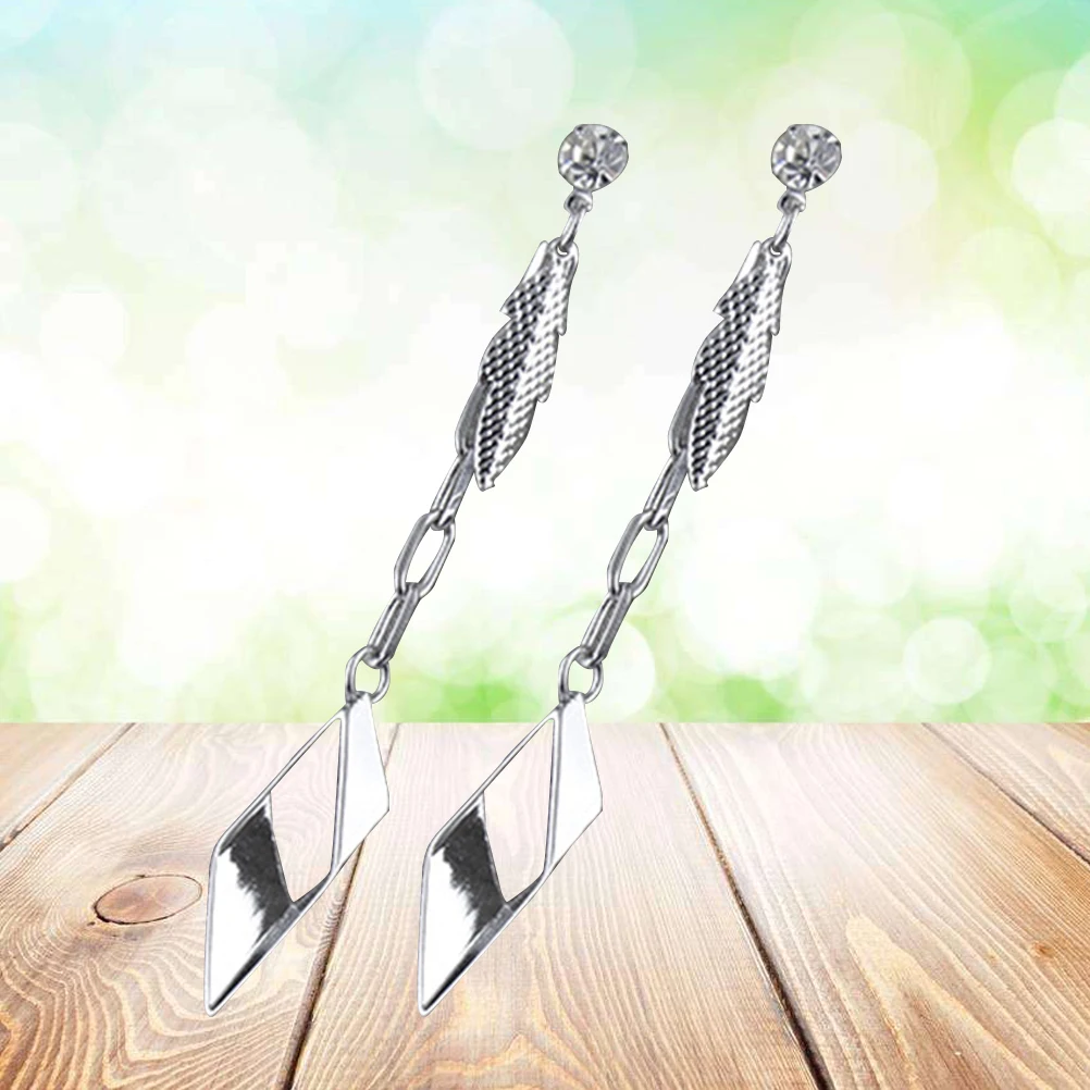 1 пара металлических сережек модные гипоаллергенные стильные простые шикарные