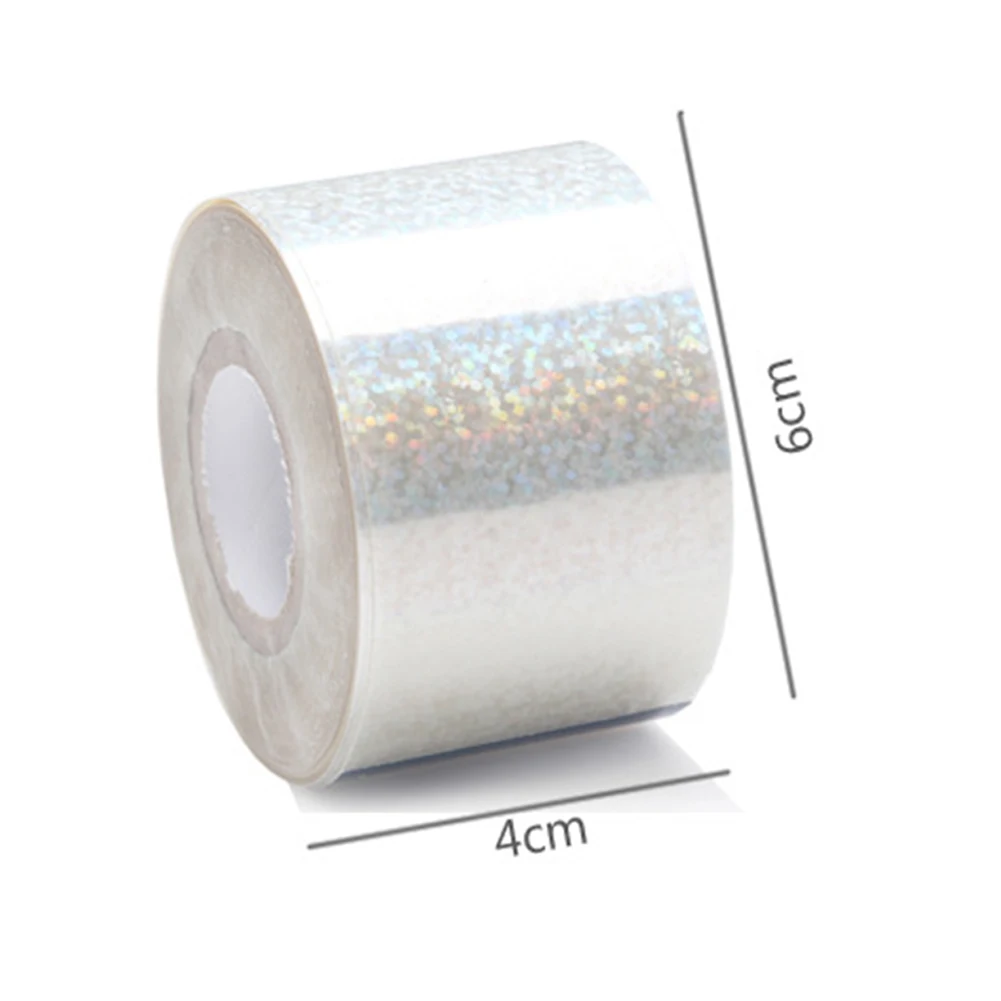 

1roll Clear Sticker Shining Home Salon Art Dot Stars Nail Transfer Foil Easy Use