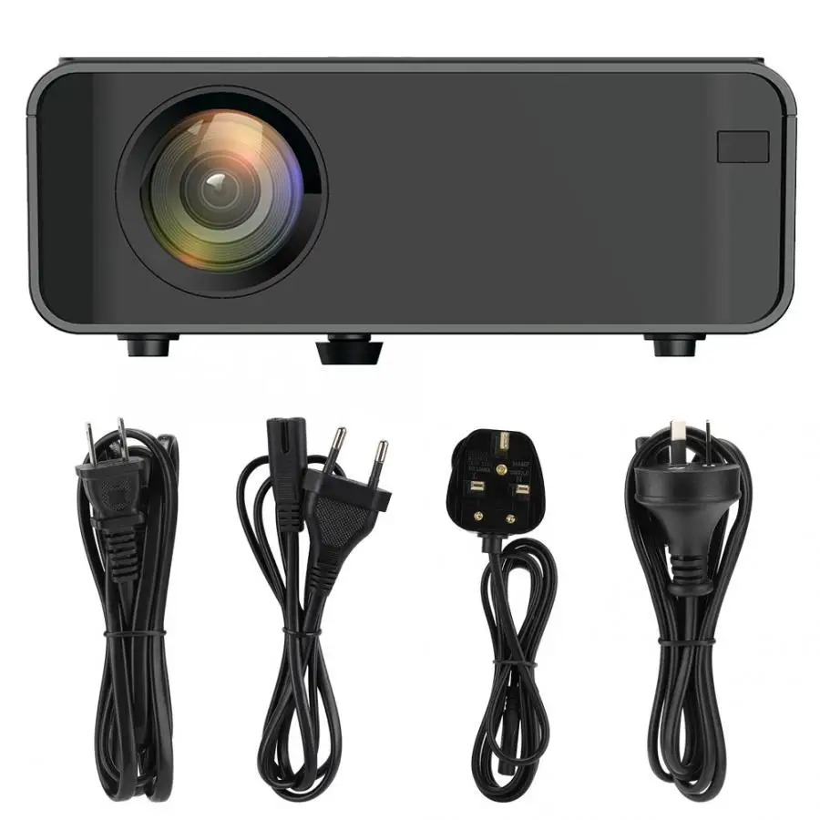 Мультимедийный Домашний кинотеатр UHD 4K Wi Fi Bluetooth 3D HD 1080P светодиодный мини