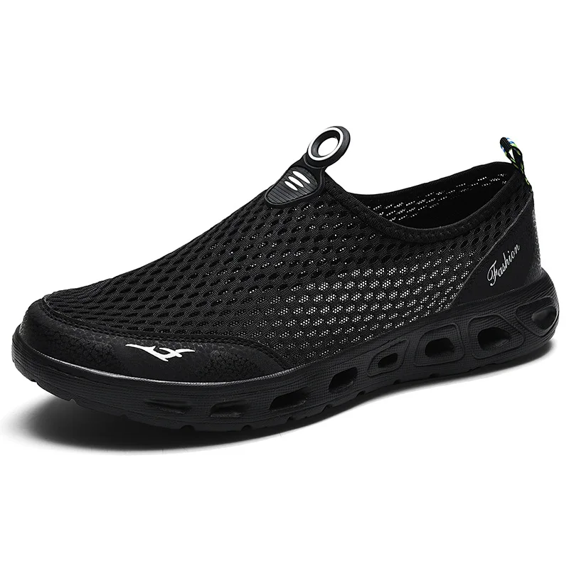

Men Casual Shoes Summer Sneakers Light Breathable Sandals Beach Vacation Mesh Shoes Loafers Zapatos De Hombre Slip-On Shoes Mens
