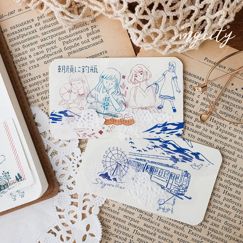 30 шт./компл. соль системы Стикеры пакет сказочной серии Творческий свежий DIY