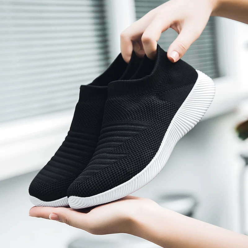 2021 Women Tennis Shoes Sneakers Tenis Mujer Cheap Woman Mother Slip on Gym Sport Shoes Ladies Healthy Trainers Zapatos De Mujer
