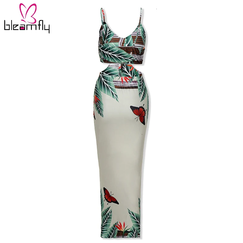 2019 летнее женское Элегантное Длинное повседневное вечернее платье Макси с v