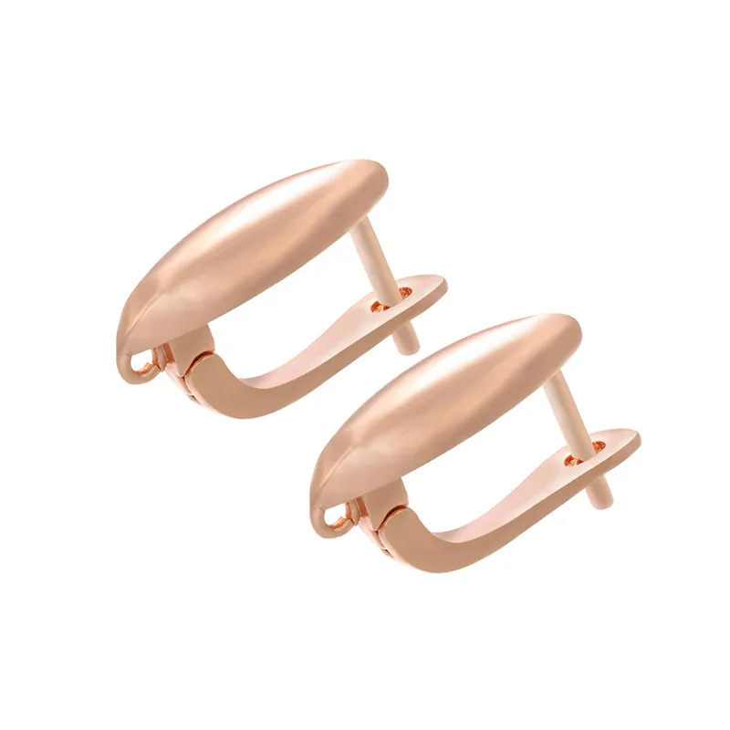 rose gold ZHUKOU 12x19 мм супер Excellet латунь серьги в форме кристальных сердец набор рыболовных крючков для ручной работы DIY серьги ювелирные изделия Модель: VE99 - Цвет: rose gold
