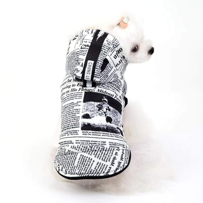 Pet Clothes Dog Clothing Warm Thicken Clothes Dogs Hoodie Dog Coat Cotton Jacket For Small Medium Dogs Pets Products S-XXL HF