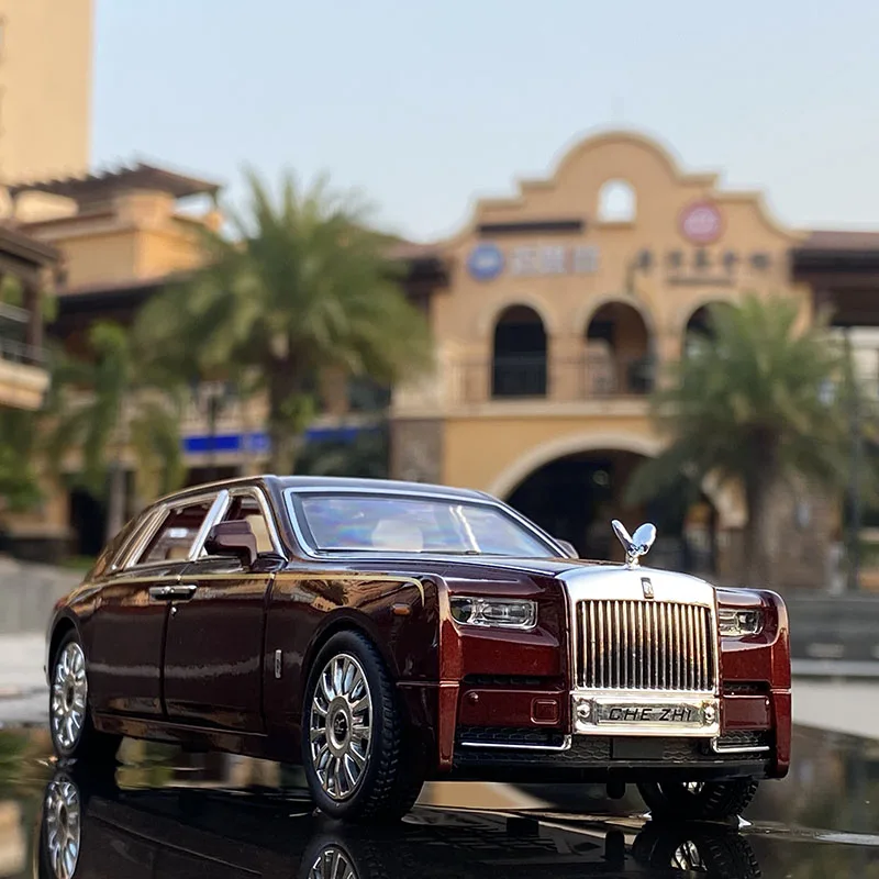 Роскошная модель автомобиля Rolls-Royce Phantom из сплава 1:24 литой металлический