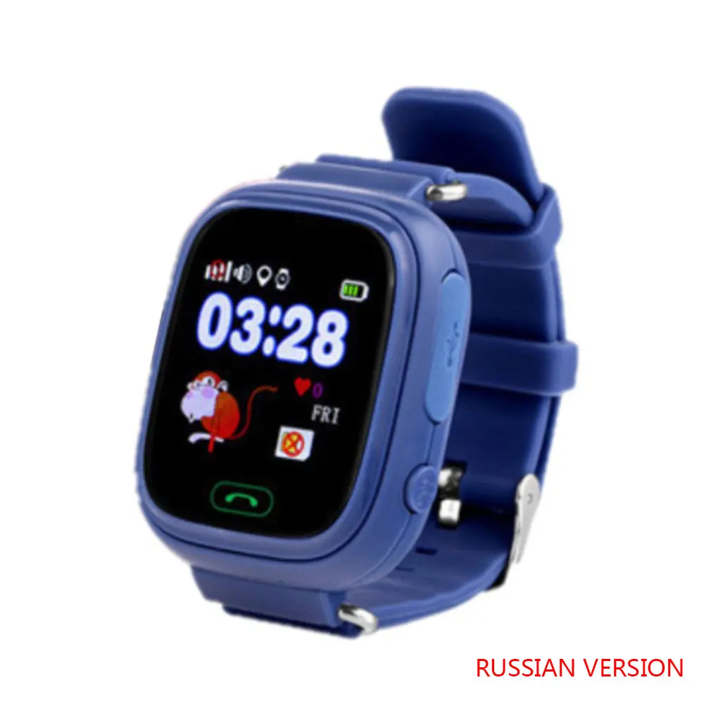 Q90 gps Wi-Fi сенсорный экран gps детские анти-потери наручные часы SOS определение местоположения устройства трекер умные часы английская/Русская версия