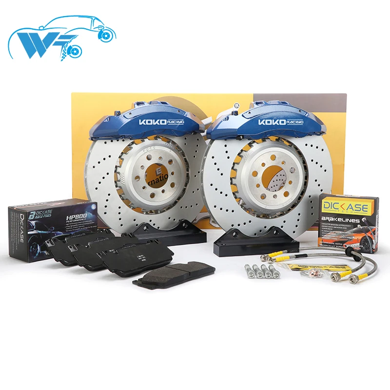 KOKO RACING car аксессуары дизайнерские тормозной MP6 суппорт 6 горшок 20 дюймов переднее