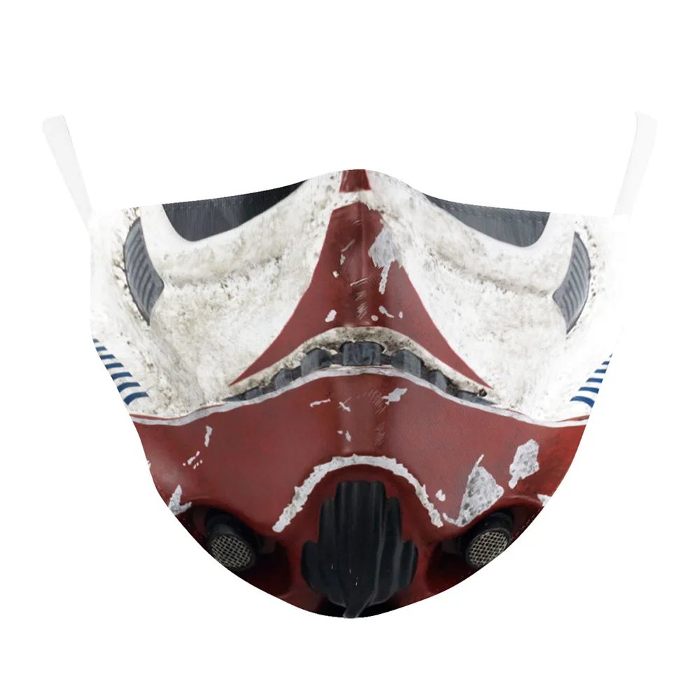 

Cartoon Face Mask Cartoon Filter PM2.5 Kids Print Facemask Fabric Mask Protective Face Mask Reusable Washed Cute Anti Mask