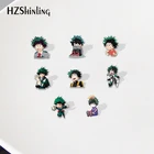 Deku zuku midoriya аниме мой герой Академия акрил значок булавки на лацканы смола эпоксидная смола ювелирные изделия аксессуары