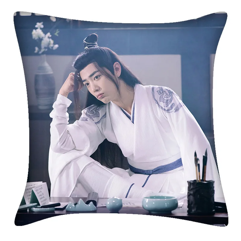 Wei WuXian Lan WangJi CHEN QING LING двухсторонняя подушка с принтом дивана Подушка PP Хлопок UNTAMED Xiao Zhan Wang Yibo вентилятор подарок