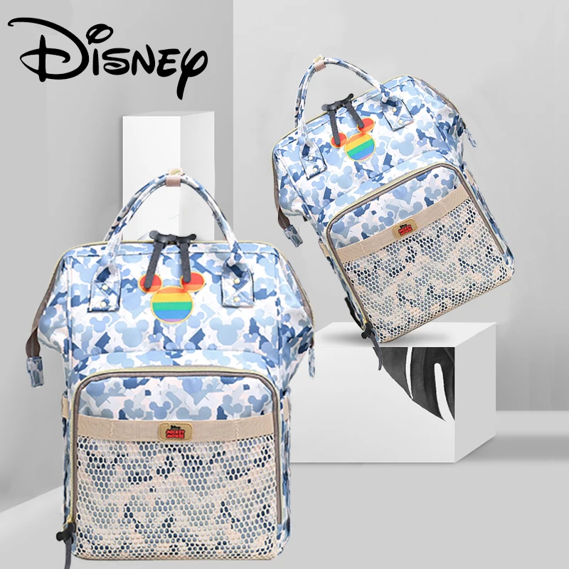 Сумка для мам Disney New вместительный рюкзак подгузников с Микки Маусом будущих