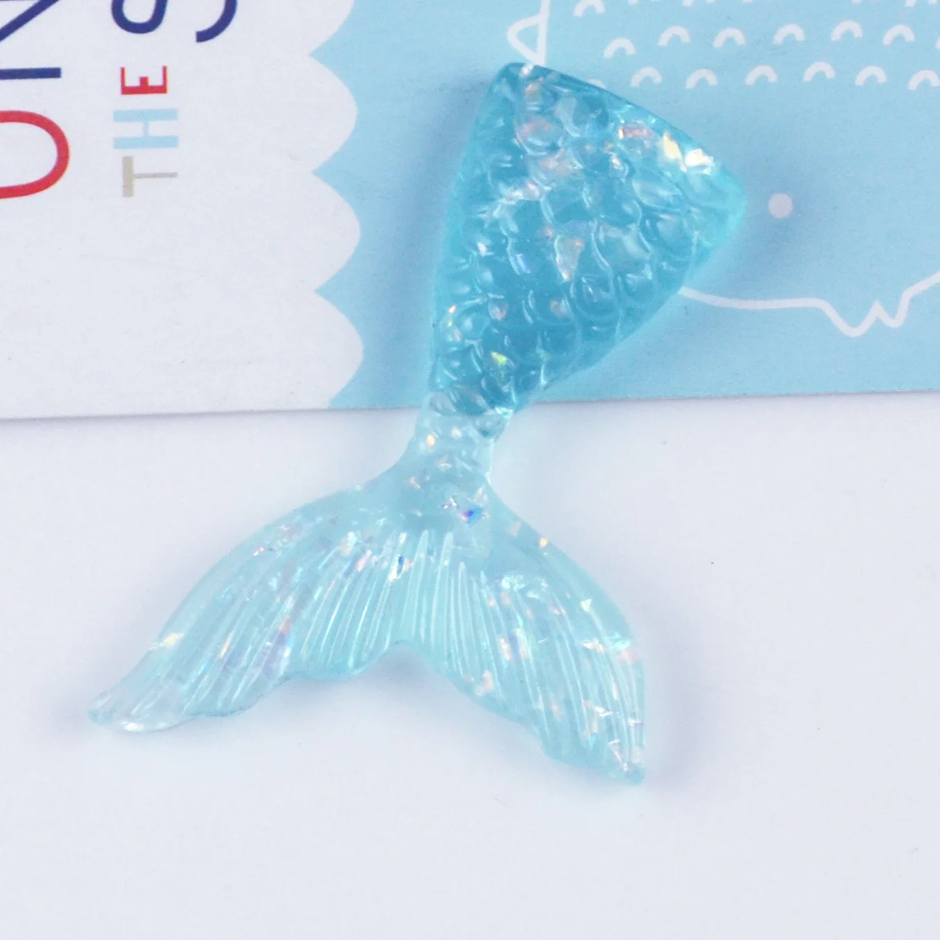 2 12 цветов Смола Крем хвост русалки Diy амулеты глина игрушка Лизун для детей формы из полимерной глины амулеты для слизи - Цвет: 2