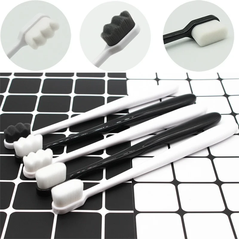 

Soft Fiber Nano Toothbrush Oral Hygiene Care Ultra-fine Soft Hair Eco Friendly Toothbrush Portable Travel Tooth Brush