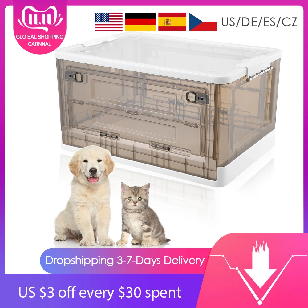 Caja de nebulizaci&oacute;n para cachorros, incubadora grande para guarder&iacute;a, plegable con ruedas, f&aacute;cil de llevar, sala de ox&iacute;geno para mascotas-0