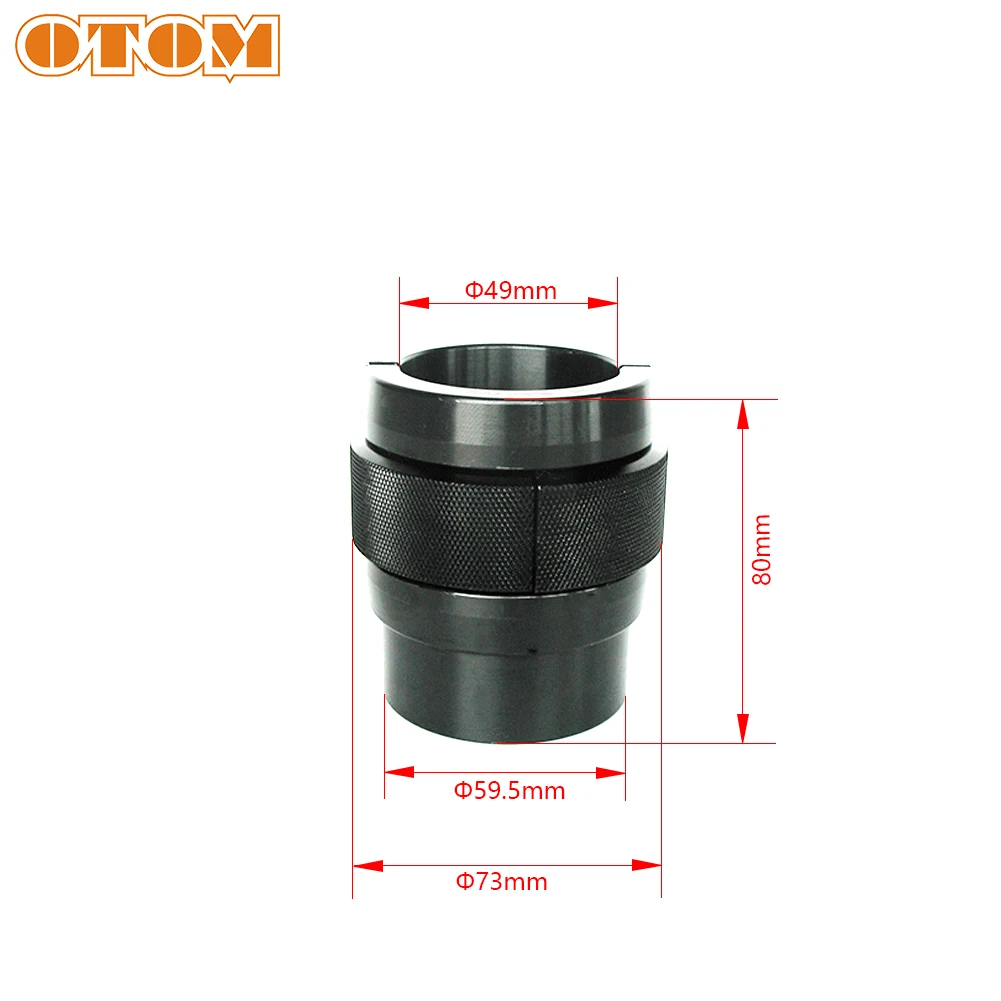 Black D49MM OTOM CNC вилка уплотнение водителя мотоцикла передний амортизатор сальник оснастка втулка драйвер для HONDA KTM KAWASAKI SUZUKI YAMAHA - Цвет: Black D49MM