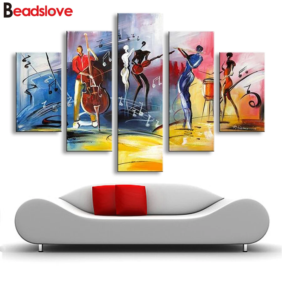 

Набор для алмазной вышивки «музыкальный фестиваль», 5 шт.