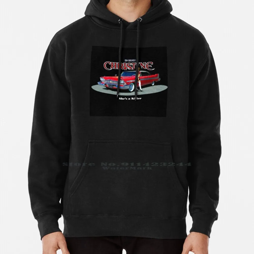

She's A Killer Hoodie Sweater 6xl Cotton Killer She Car Plymouth 1958 Christine Hot Rod Auto Classic Vintage Arnie Retro Tail
