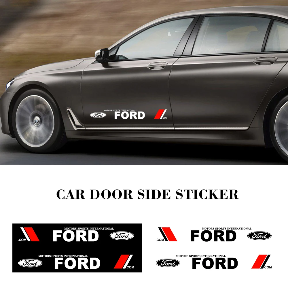 Наклейки для кузова автомобиля 2 шт. виниловая пленка наклейки Модный логотип