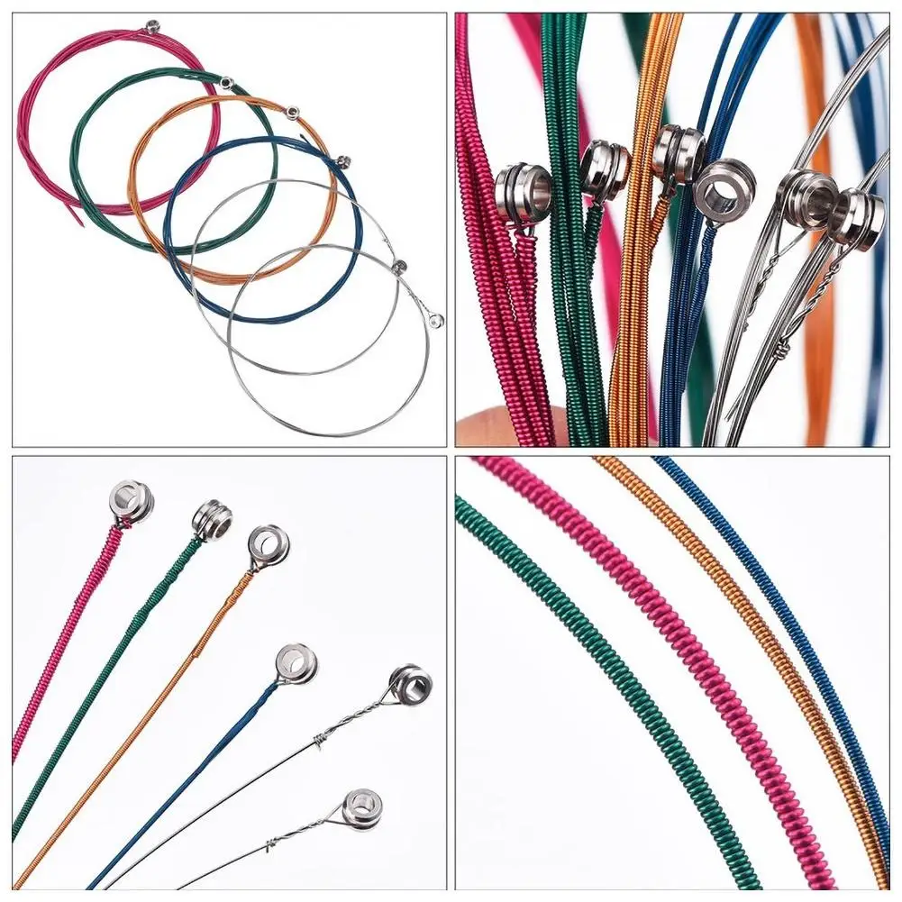 

3 Set Guitar Replacement Metal Strings with 8 Picks Music Instrument Accessories