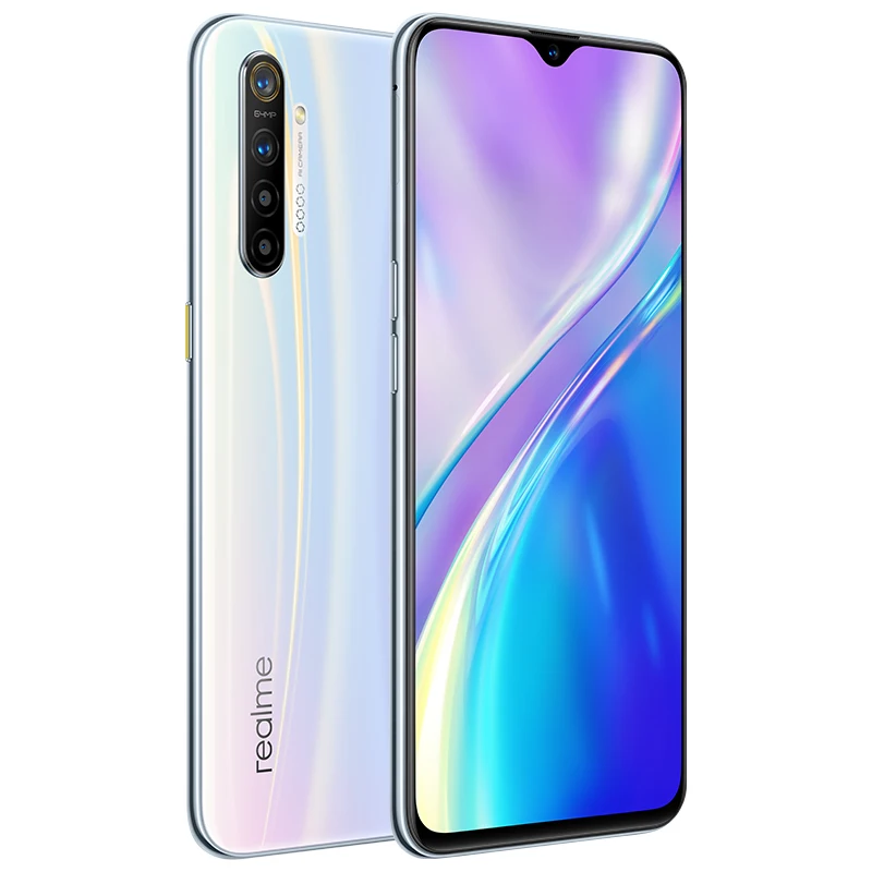 Мобильный телефон Oppo Realme X2 Snapdragon 730G Android 9,0 6," Super Amoled 8 ГБ ОЗУ 128 Гб ПЗУ МП 30 Вт Зарядное устройство NFC