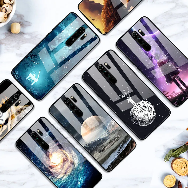 Для Xiaomi Redmi Note 8 Pro Чехол с милым узором, жесткий чехол для телефона Xiaomi Redmi Note 8Pro, чехол для Redmi Note8 Pro, бампер